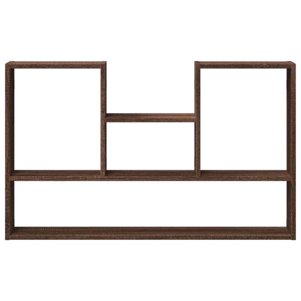 Mensola a Muro Rovere Marrone 99x15x60 cm in Truciolato