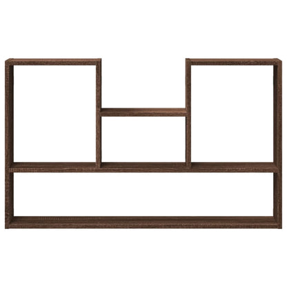 Mensola a Muro Rovere Marrone 99x15x60 cm in Truciolato