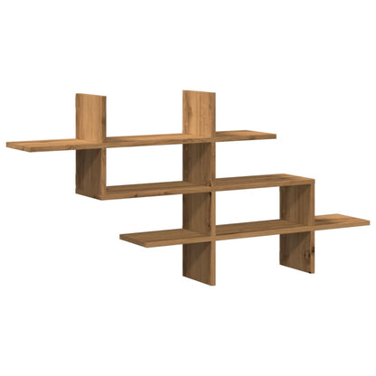 Mensola a Muro Rovere Artigianale 124,5x18x60,5cm in Truciolato