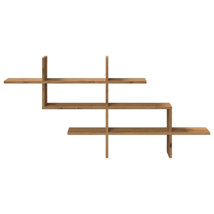 Mensola a Muro Rovere Artigianale 124,5x18x60,5cm in Truciolato