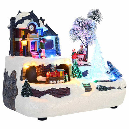 Tavolo di Natale Multicolore 23.5 x 16 x 18.5 cm Resina