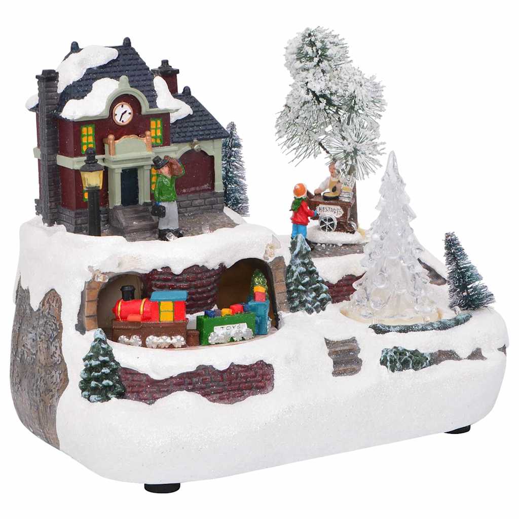 Tavolo di Natale Multicolore 23.5 x 16 x 18.5 cm Resina