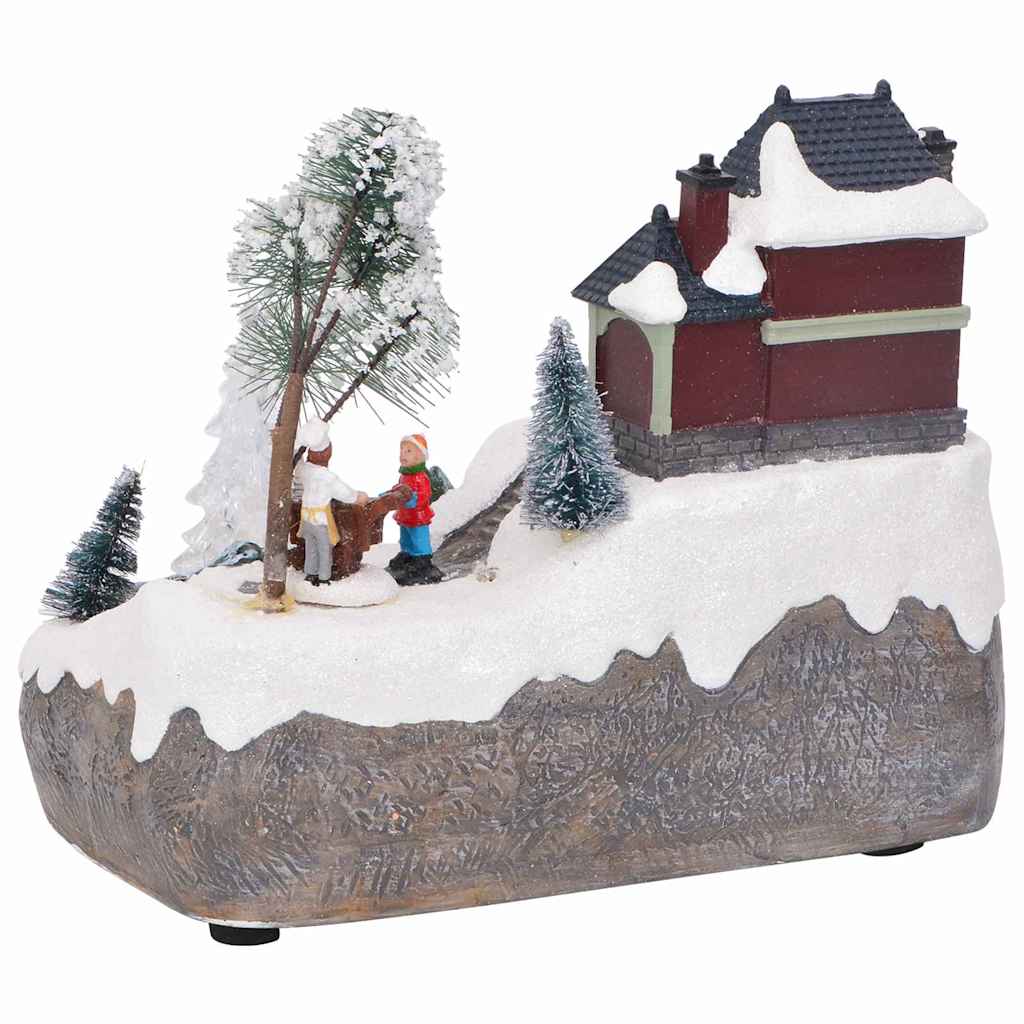 Tavolo di Natale Multicolore 23.5 x 16 x 18.5 cm Resina