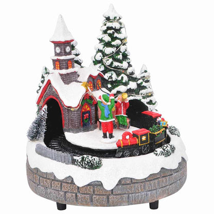 Tavolo di Natale Multicolore 16 x 16 x 19 cm Resina