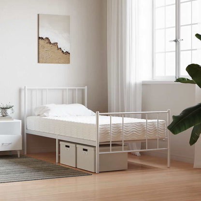 Materasso in Schiuma Bianco 90x210 cm Durezza H2 H3