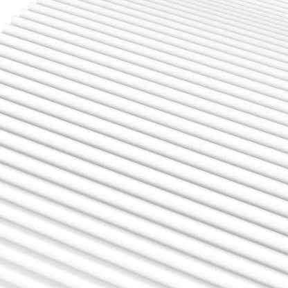 Materasso in Schiuma Bianco 100x210cm Durezza H2 H3