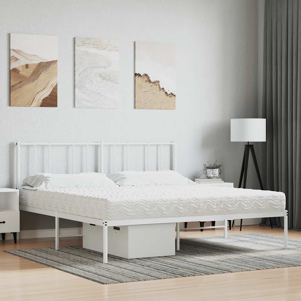 Materasso in Schiuma Bianco 180x210 cm Durezza H2 H3