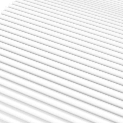 Materasso in Schiuma Bianco 90x220 cm Durezza H2 H3
