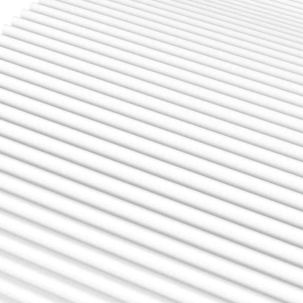 Materasso in Schiuma Bianco 120x220 cm Durezza H2 H3