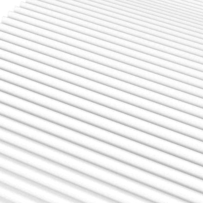 Materasso in Schiuma Bianco 120x220 cm Durezza H2 H3