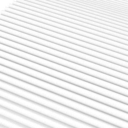 Materasso in Schiuma Bianco 200x220cm Durezza H2 H3