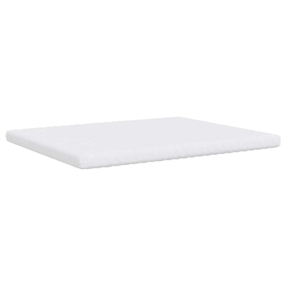 Materasso in Schiuma Bianco 200x210 cm 7 Zone Durezza 20 ILD