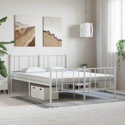 Materasso in Schiuma Bianco 160x220 cm 7 Zone Durezza 20 ILD