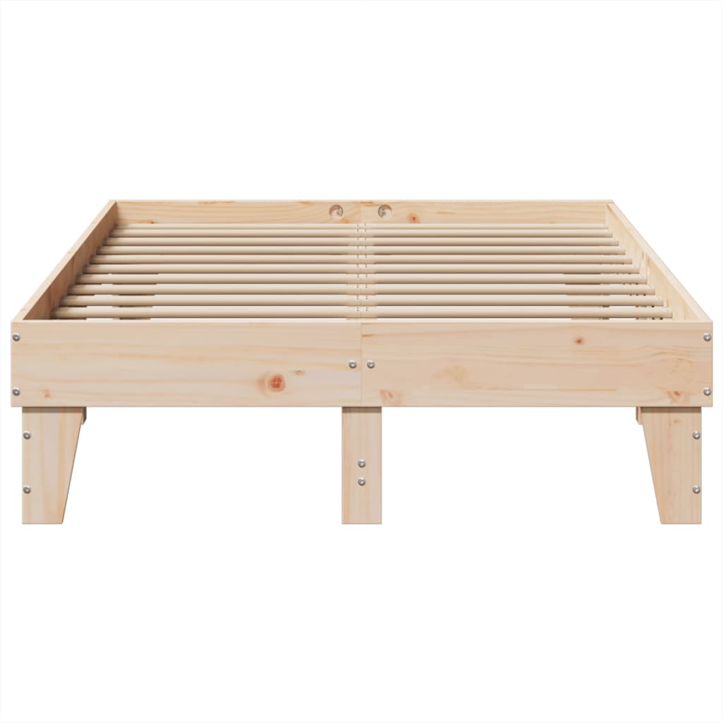 Letto senza Materasso 120x200 cm in Legno Massello di Pino
