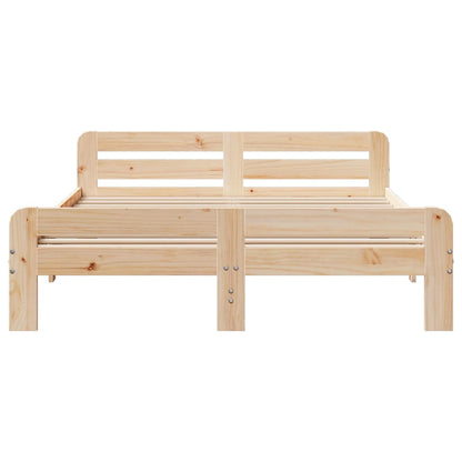 Letto senza Materasso 160x200 cm in Legno Massello di Pino