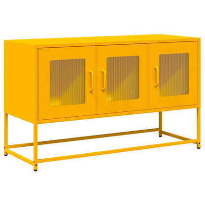 Mobile TV Giallo Senape 100,5x39x60,5 cm in Acciaio