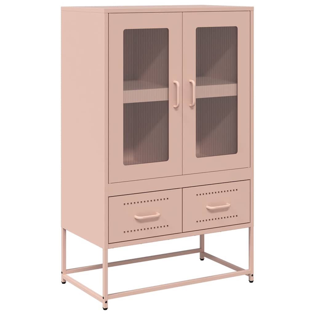 Credenza Rosa 68x39x111,5 cm Acciaio