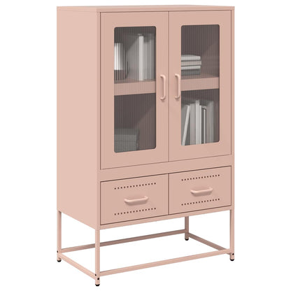 Credenza Rosa 68x39x111,5 cm Acciaio