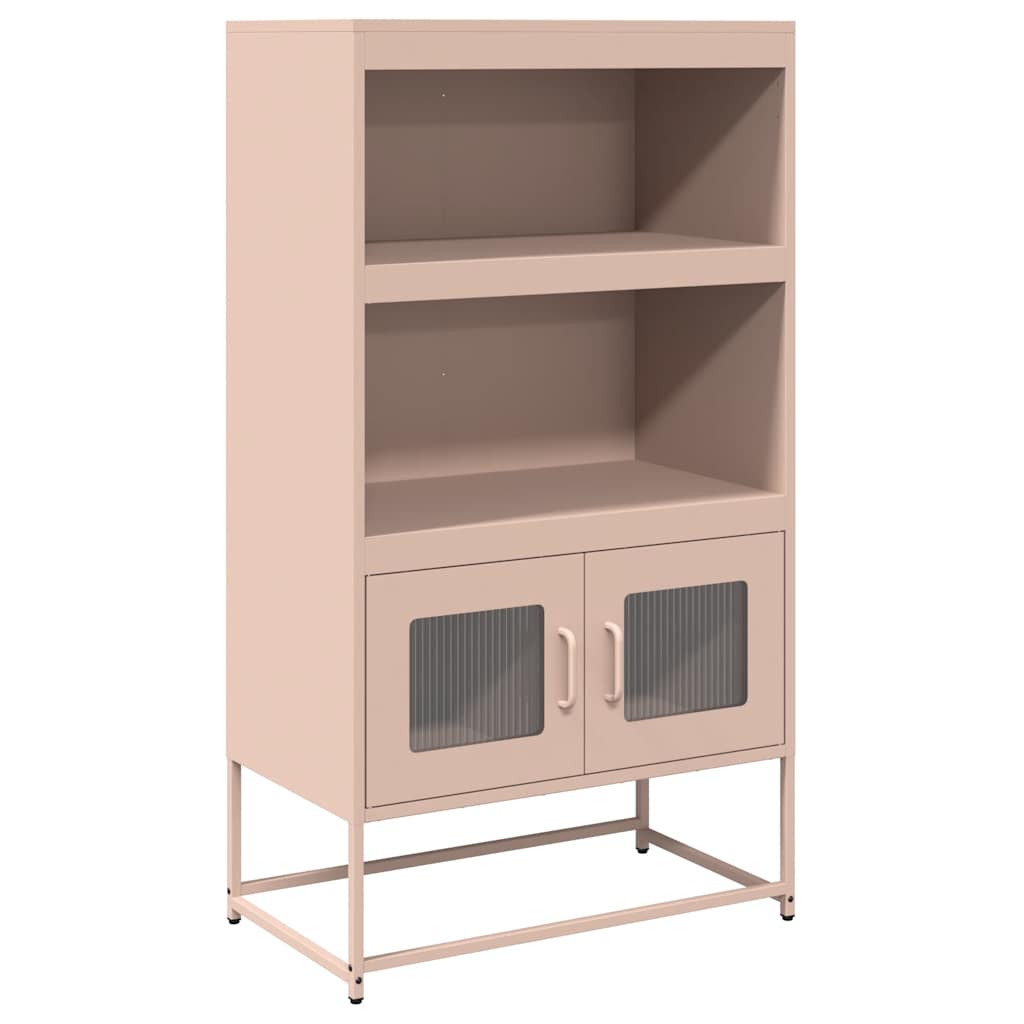 Credenza Rosa 68x39x123 cm in Acciaio