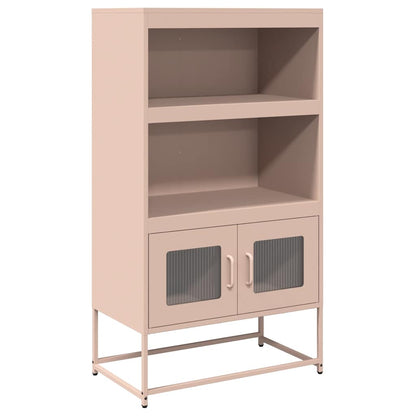 Credenza Rosa 68x39x123 cm in Acciaio