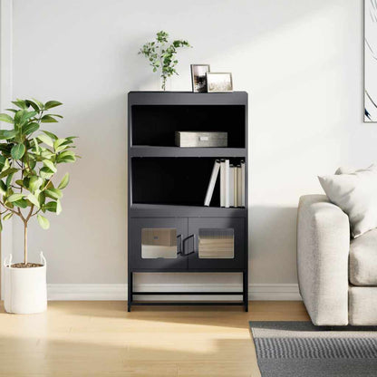 Credenza Antracite 68x39x123 cm Acciaio