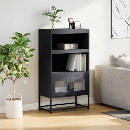Credenza Antracite 68x39x123 cm Acciaio