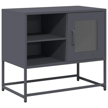Mobile TV Antracite 68x39x60,5 cm in Acciaio