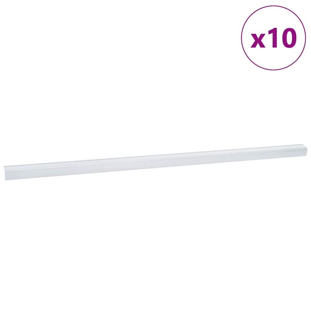 Paragradini 10 pcs Argento 67 x 3.5 x 3 cm Alluminio