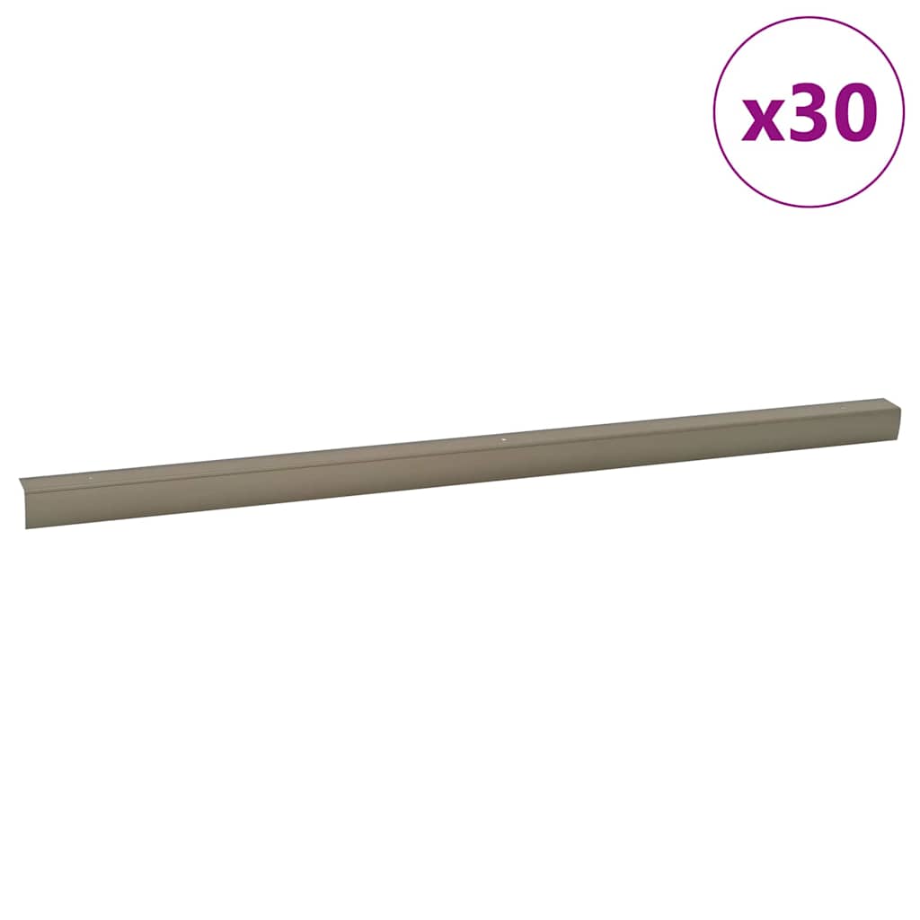 Paragradini 30 pcs Champagne 67 x 3 x 2 cm Alluminio