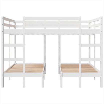 Giroletto Castello Triplo Bianco 160x200/80x160cm Massello Pino