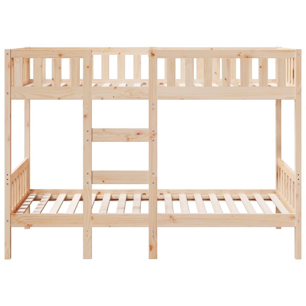 Letto a Castello 90x190 cm in Legno Massello di Pino