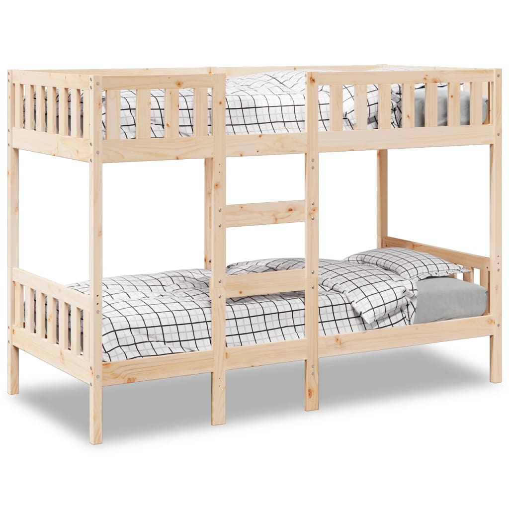Letto a Castello 90x190 cm in Legno Massello di Pino