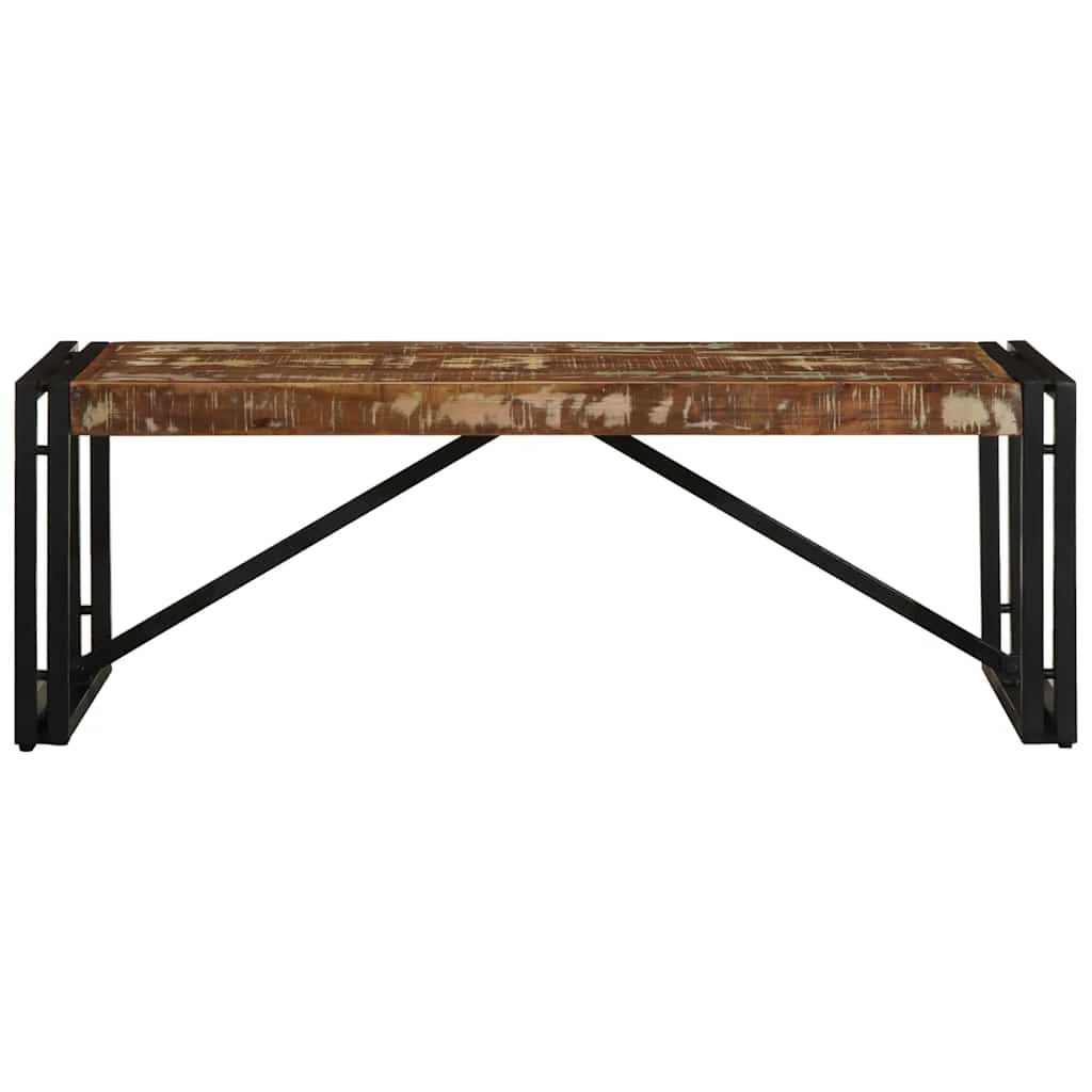 Tavolino Salotto Multicolore 100x50x35 cm Legno Recupero
