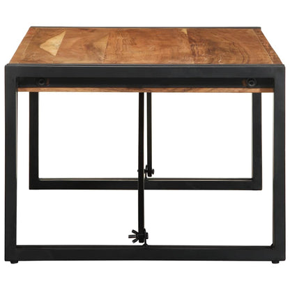Tavolino da Salotto 100x50x35 cm in Legno Massello di Acacia