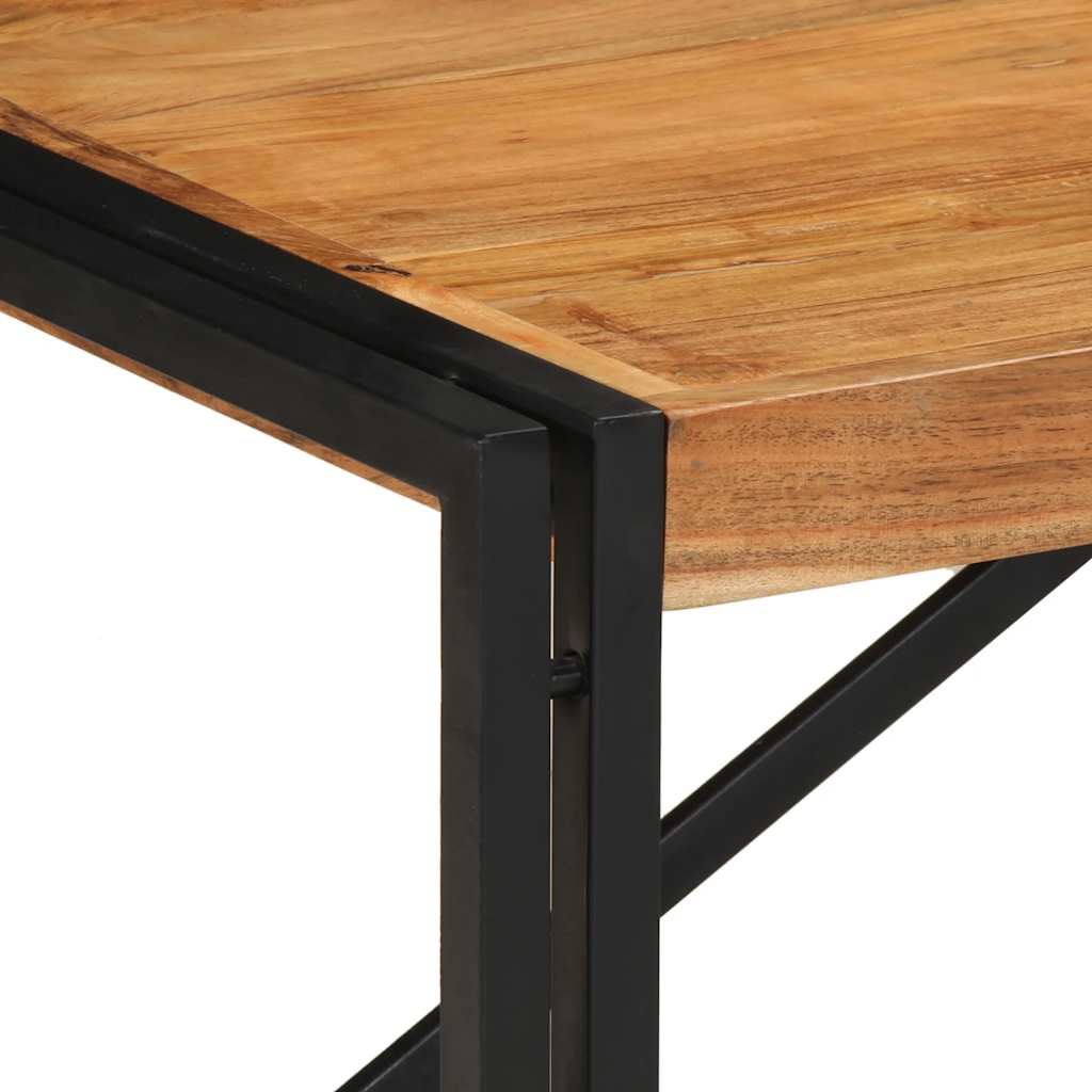 Tavolino da Salotto 100x50x35 cm in Legno Massello di Acacia