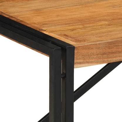 Tavolino da Salotto 100x50x35 cm in Legno Massello di Acacia