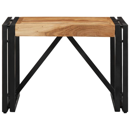 Tavolino da CaffÃ¨ 50x50x35 cm Legno Massello di Acacia