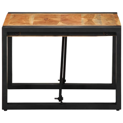 Tavolino da CaffÃ¨ 50x50x35 cm Legno Massello di Acacia