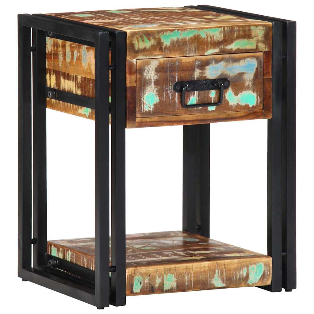 Armadio da Notte con cassetto Multicolore 40 x 35 x 50 cm