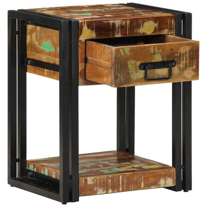 Armadio da Notte con cassetto Multicolore 40 x 35 x 50 cm