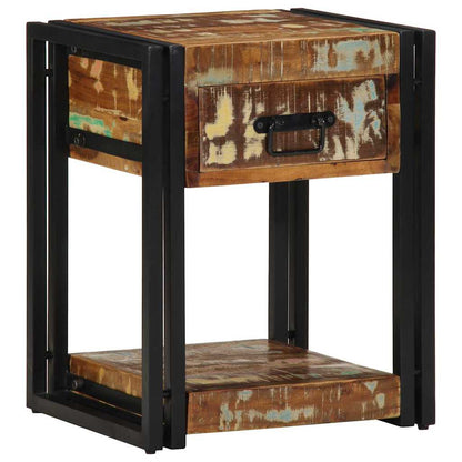 Armadio da Notte con cassetto 2 pcs Multicolore 40 x 35 x 50 cm