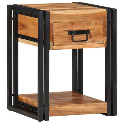 Armadio da Notte con cassetto Marrone 40 x 35 x 50 cm