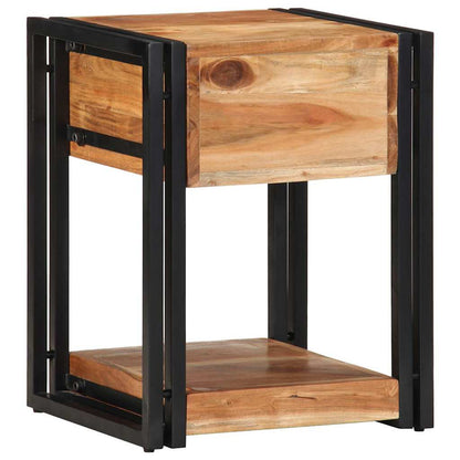 Armadio da Notte con cassetto Marrone 40 x 35 x 50 cm