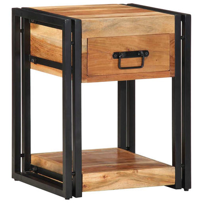 Armadio da Notte con cassetto 2 pcs Marrone 40 x 35 x 50 cm