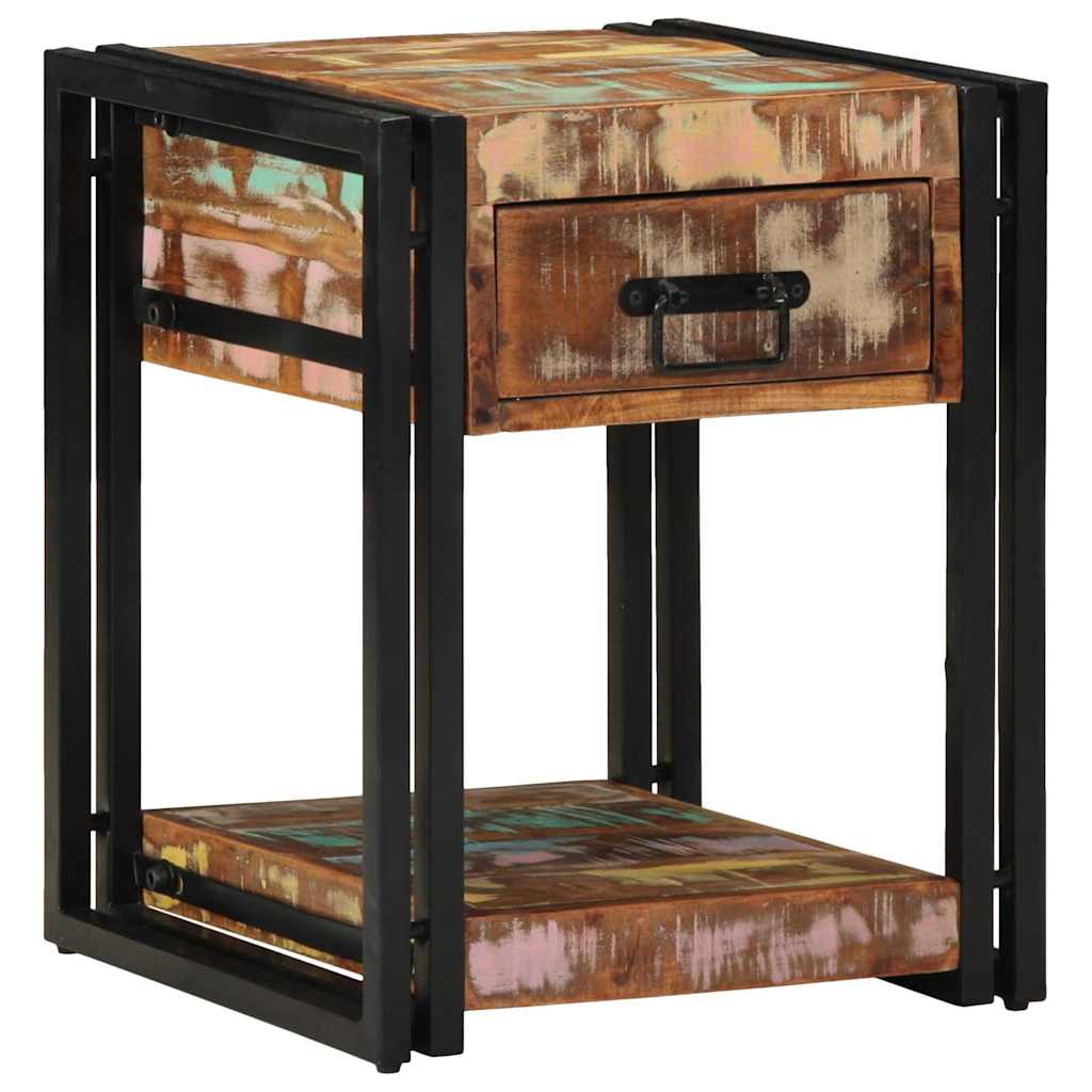 Armadio da Notte con cassetto Multicolore 40 x 40 x 50 cm