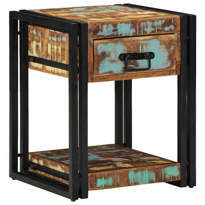 Armadio da Notte con cassetto 2 pcs Multicolore 40 x 40 x 50 cm