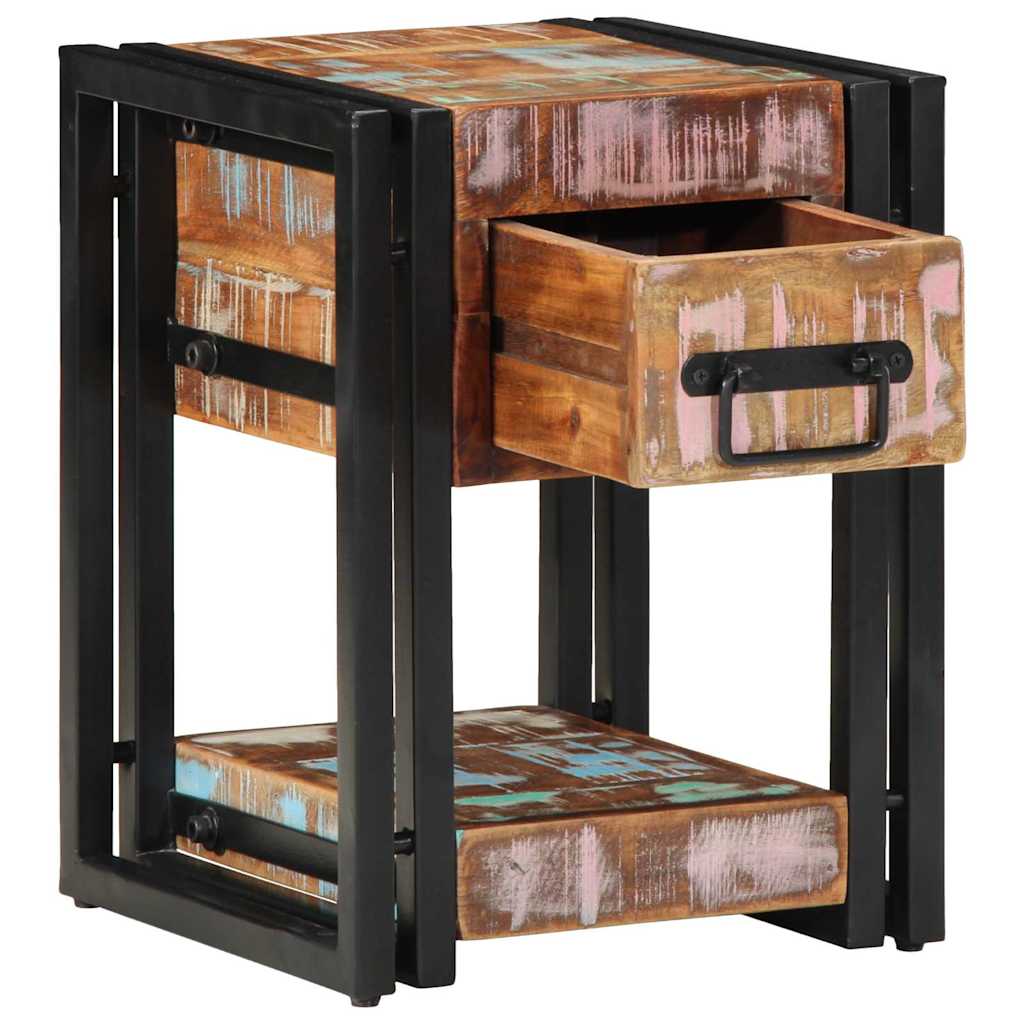 Armadio da Notte con cassetto Multicolore 30 x 30 x 40 cm
