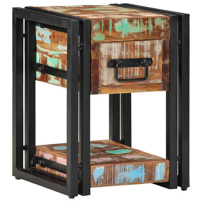 Armadio da Notte con cassetto Multicolore 30 x 30 x 40 cm