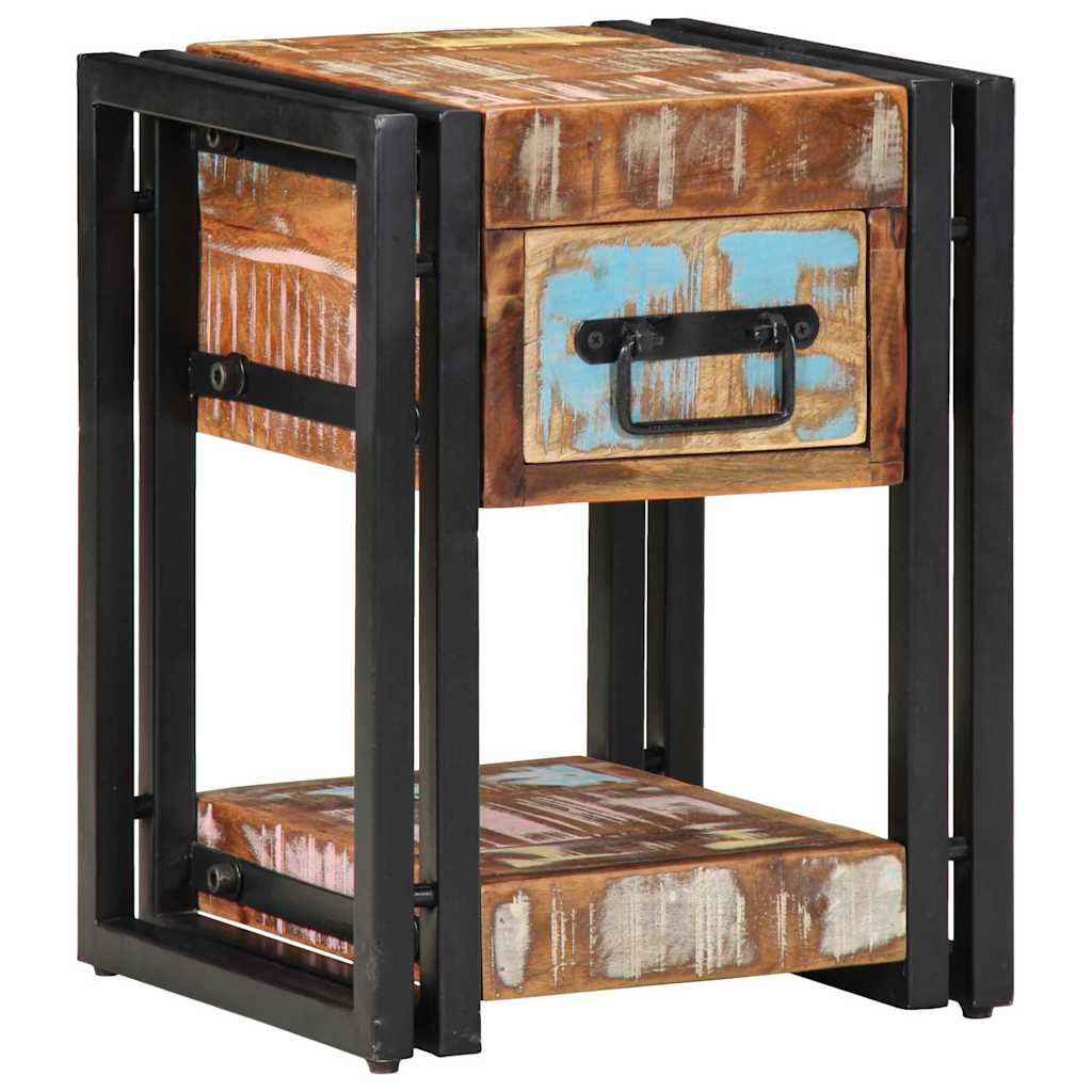 Armadio da Notte con cassetto 2 pcs Multicolore 30 x 30 x 40 cm