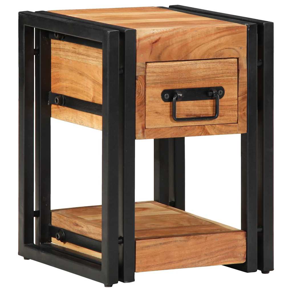 Armadio da Notte con cassetto 2 pcs Marrone 30 x 30 x 40 cm